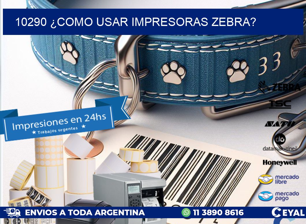 10290 ¿COMO USAR IMPRESORAS ZEBRA?
