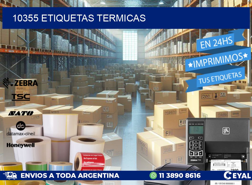 10355 ETIQUETAS TERMICAS