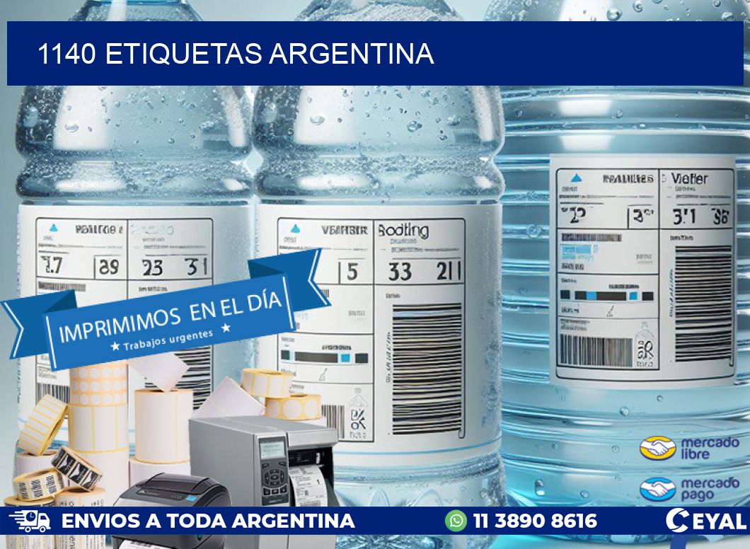 1140 ETIQUETAS ARGENTINA