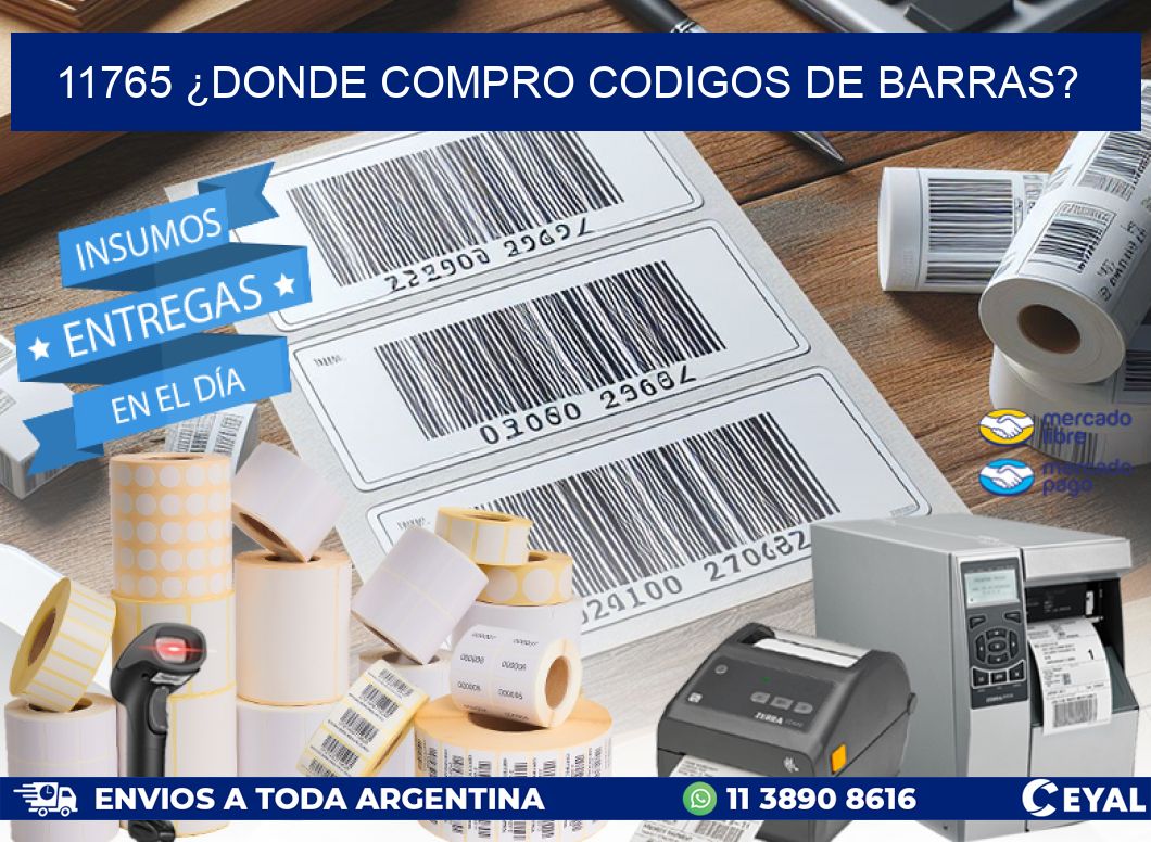 11765 ¿DONDE COMPRO CODIGOS DE BARRAS?