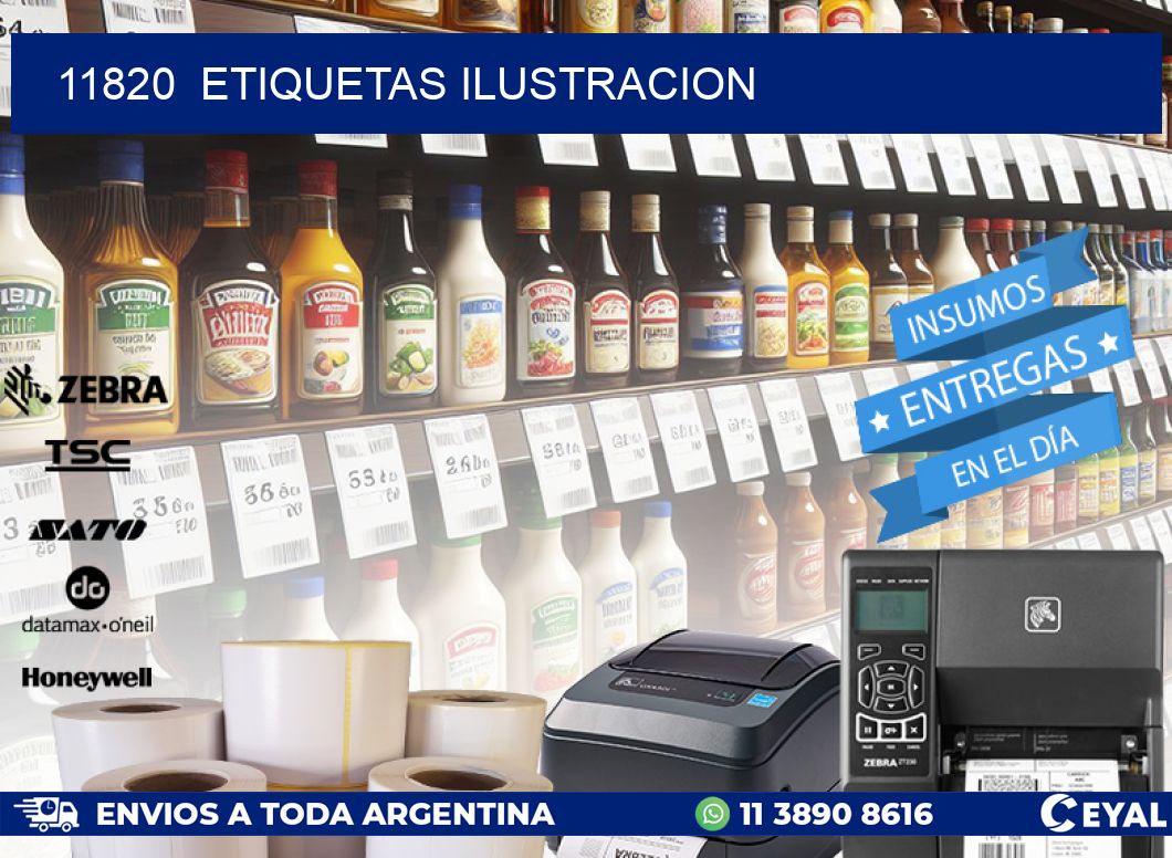 11820  ETIQUETAS ILUSTRACION