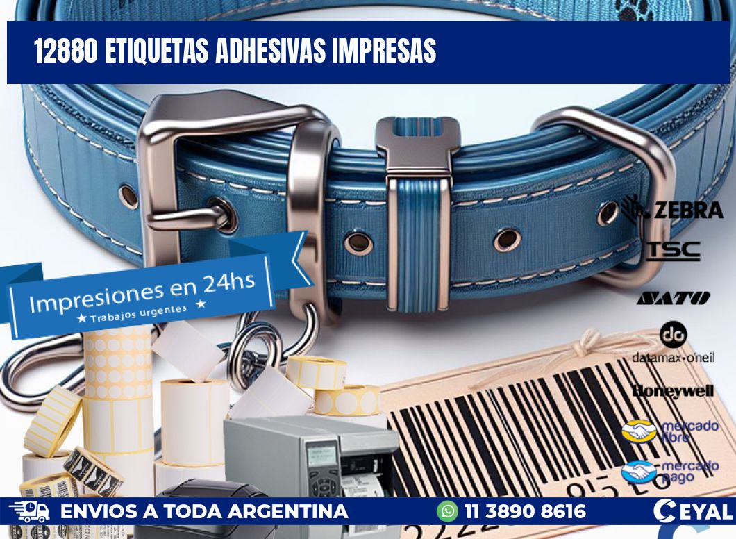 12880 ETIQUETAS ADHESIVAS IMPRESAS