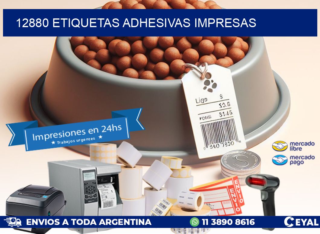 12880 ETIQUETAS ADHESIVAS IMPRESAS