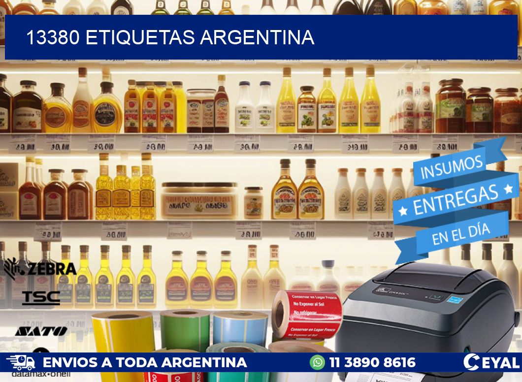 13380 ETIQUETAS ARGENTINA
