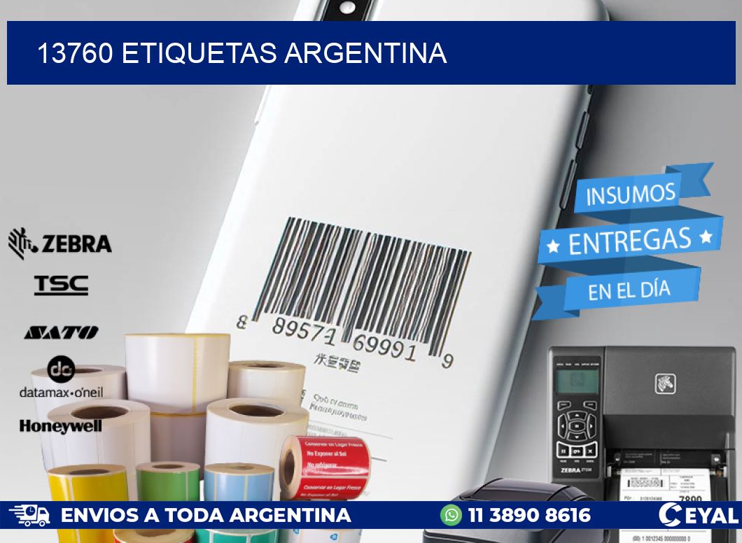 13760 ETIQUETAS ARGENTINA