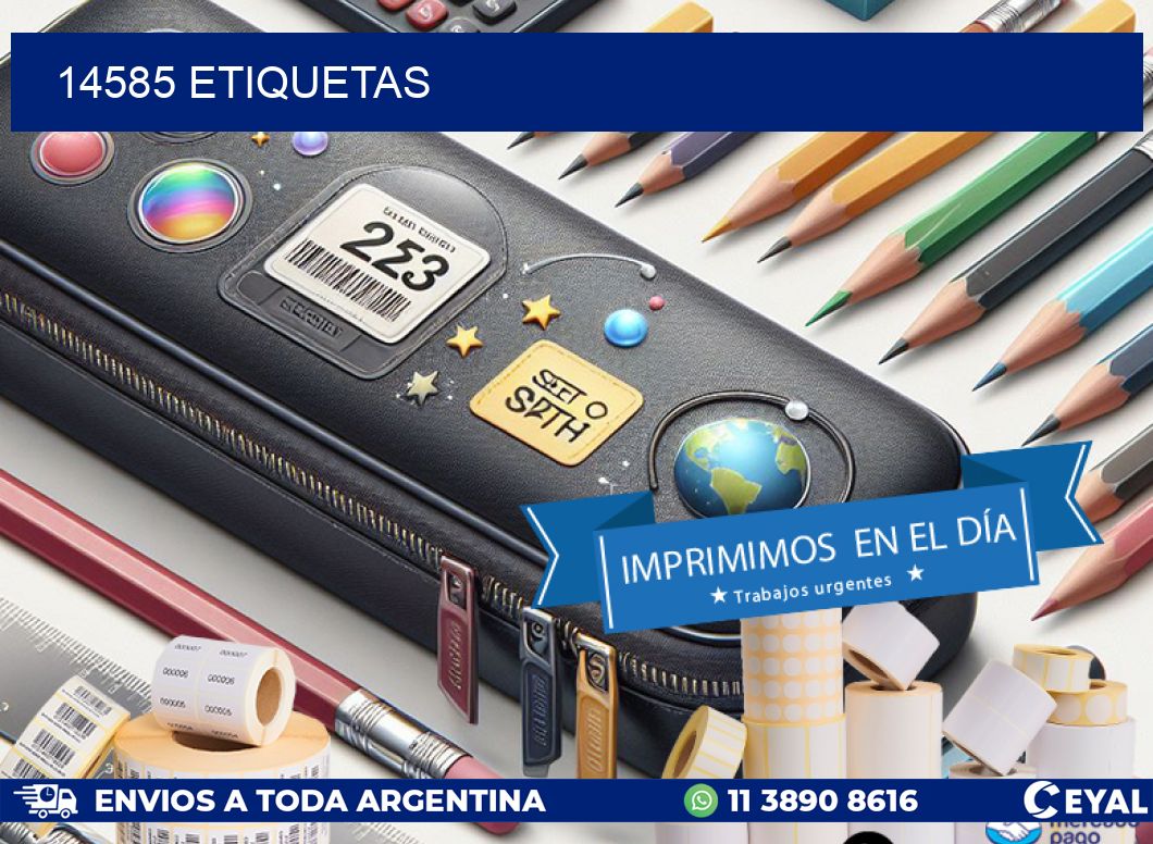 14585 ETIQUETAS