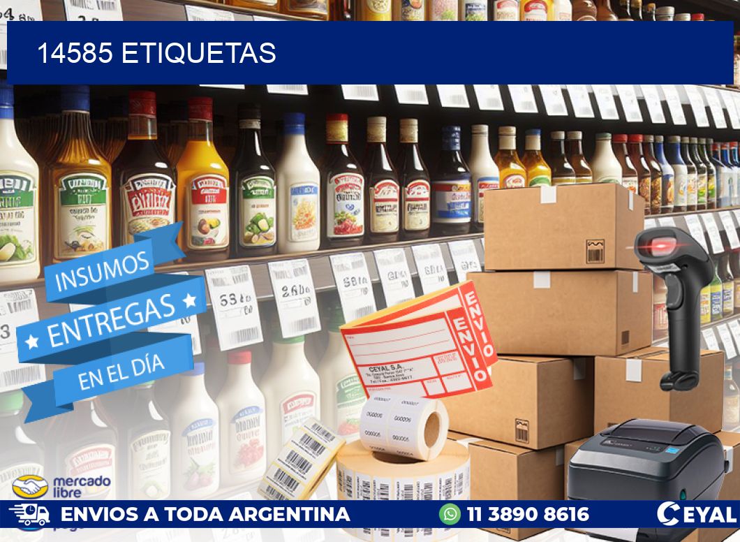 14585 ETIQUETAS
