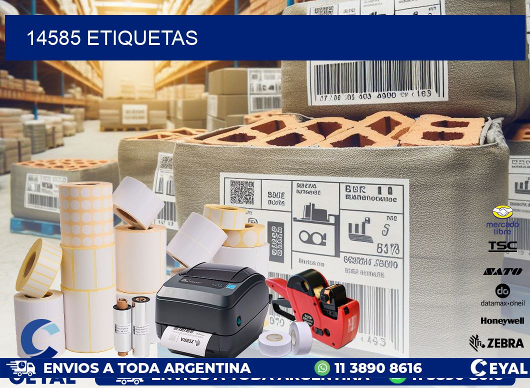14585 ETIQUETAS