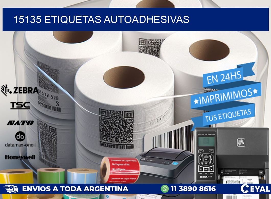 15135 ETIQUETAS AUTOADHESIVAS