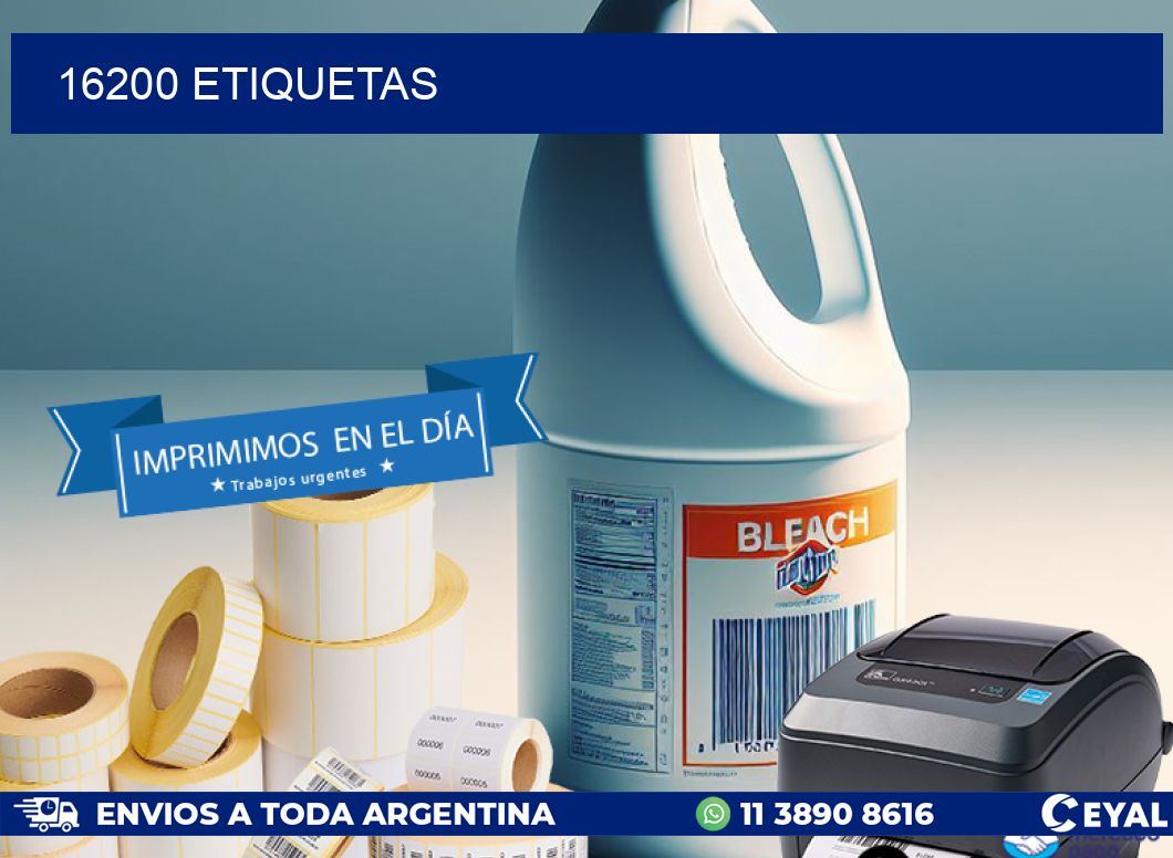 16200 ETIQUETAS