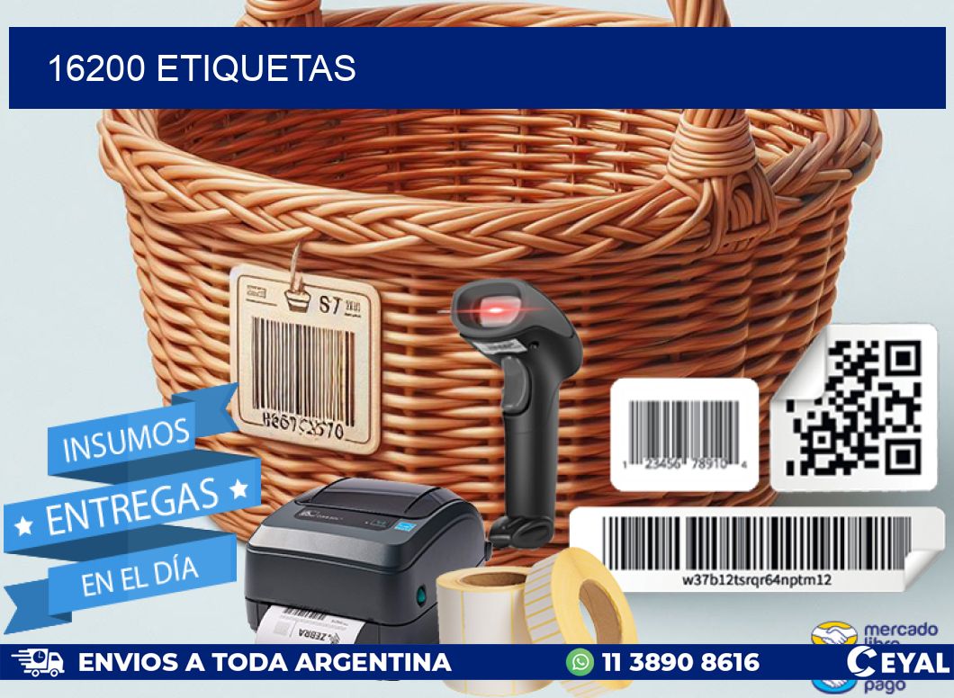 16200 ETIQUETAS