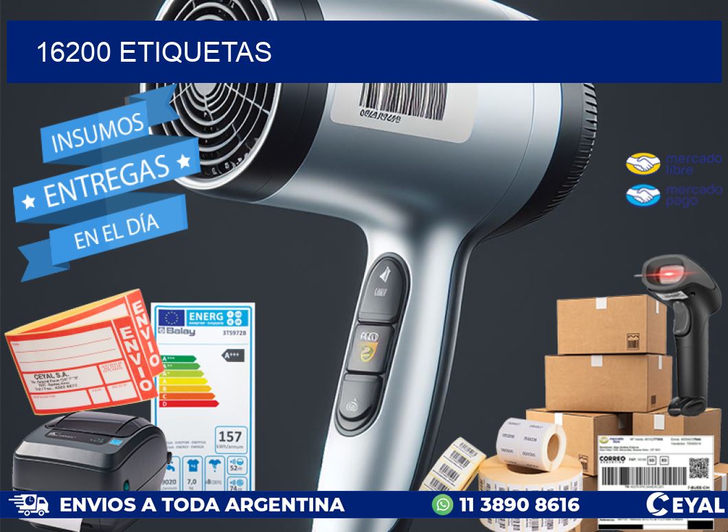 16200 ETIQUETAS