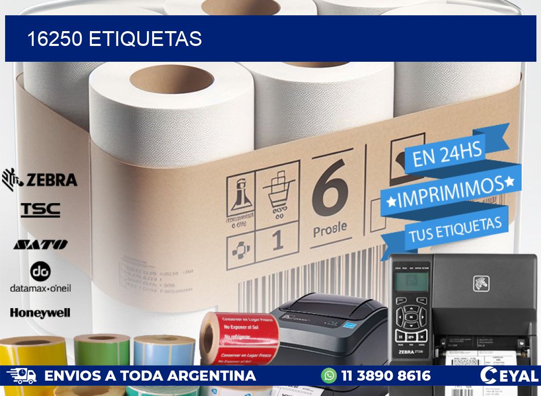 16250 ETIQUETAS