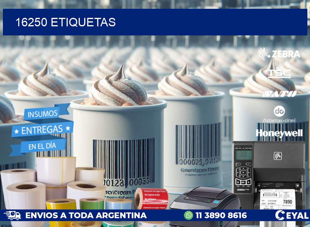 16250 ETIQUETAS