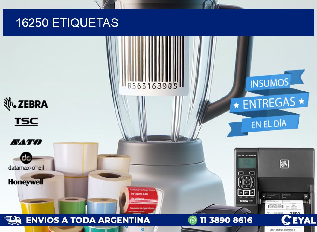 16250 ETIQUETAS