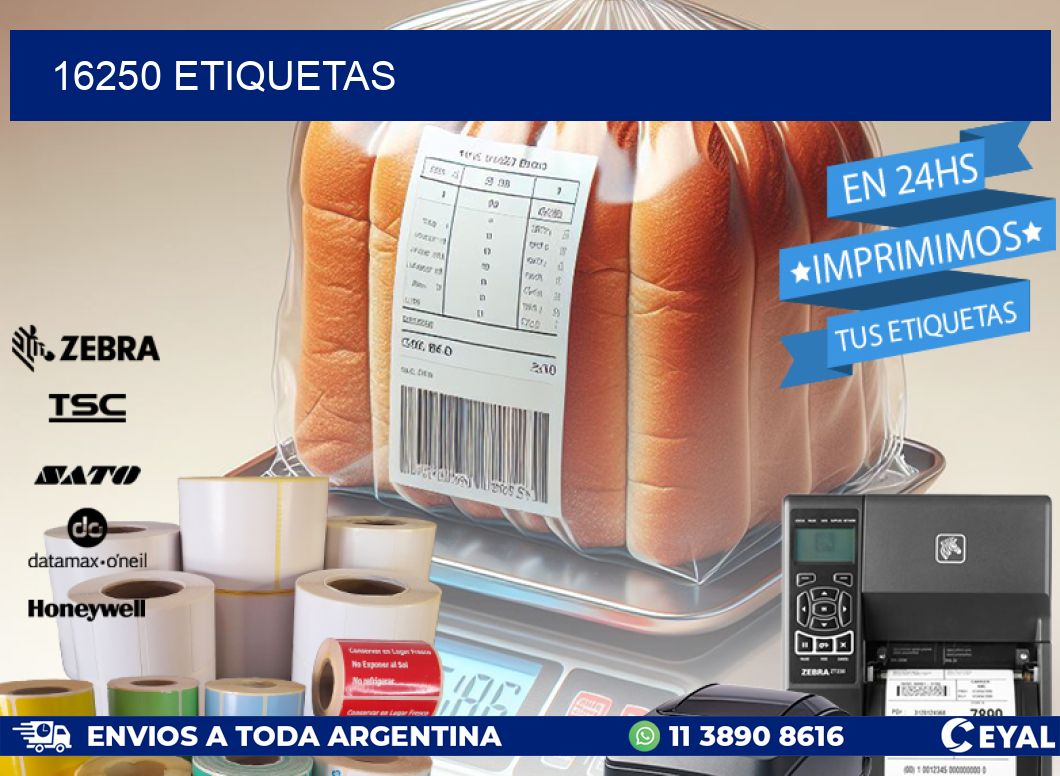 16250 ETIQUETAS
