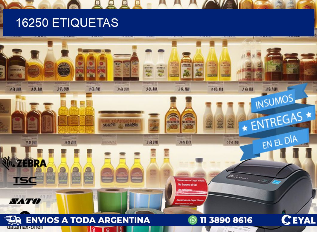 16250 ETIQUETAS