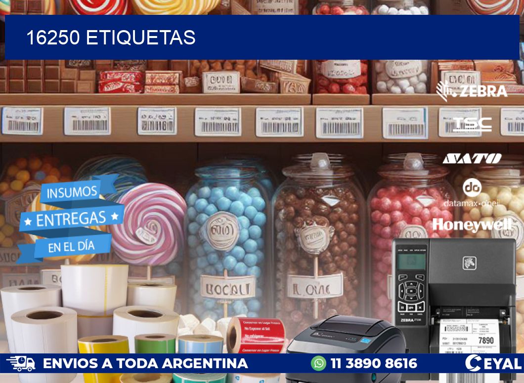 16250 ETIQUETAS