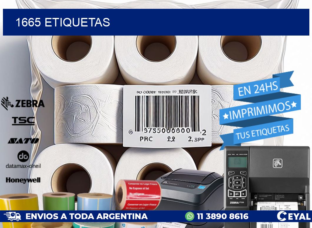 1665 ETIQUETAS
