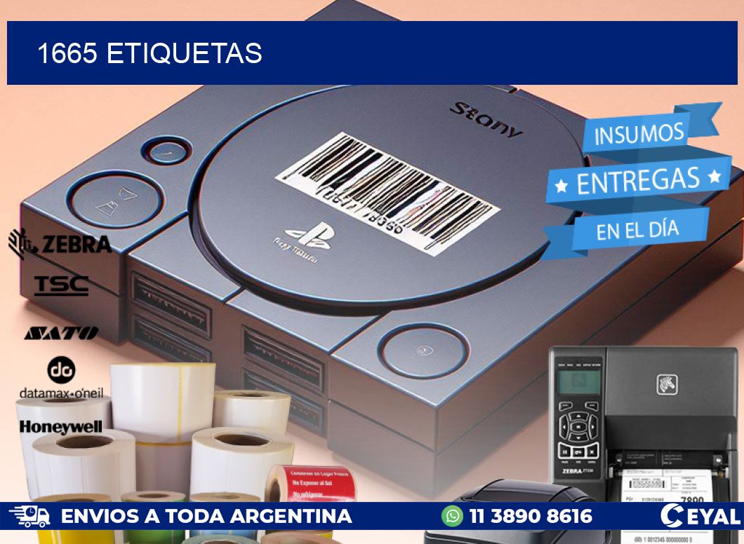 1665 ETIQUETAS