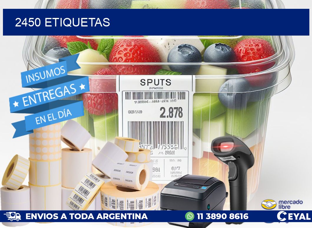 2450 ETIQUETAS