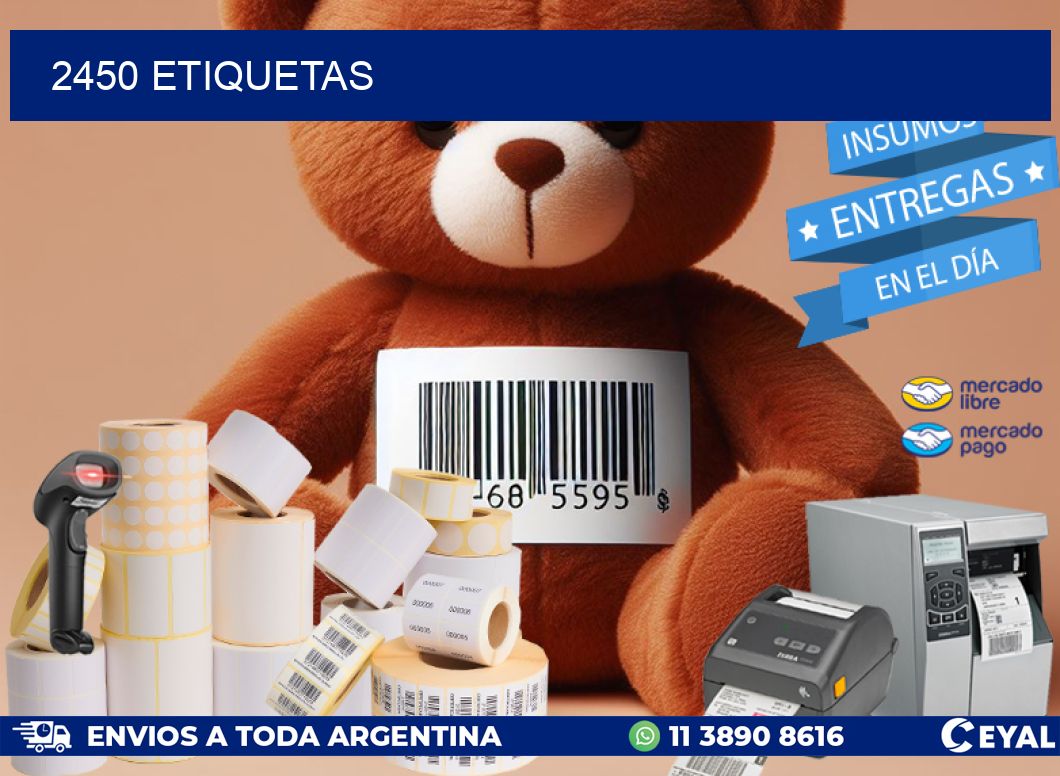 2450 ETIQUETAS