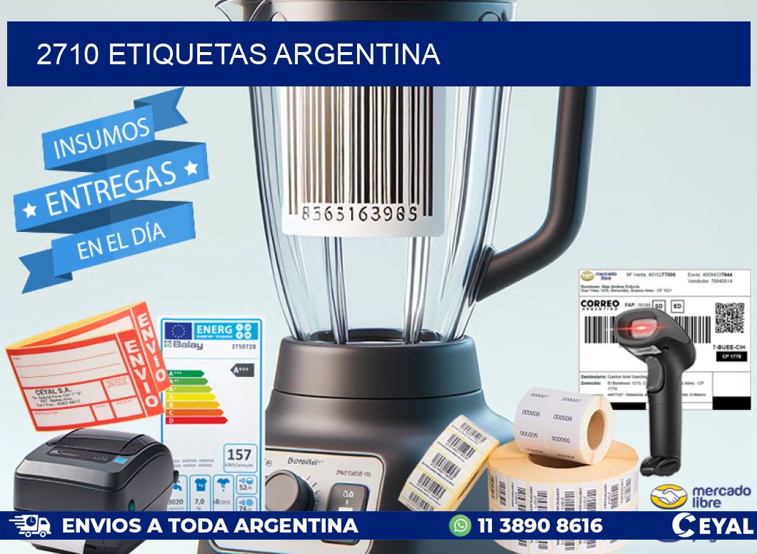 2710 ETIQUETAS ARGENTINA