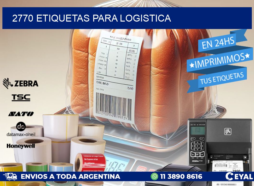 2770 ETIQUETAS PARA LOGISTICA