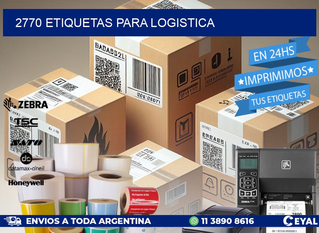 2770 ETIQUETAS PARA LOGISTICA
