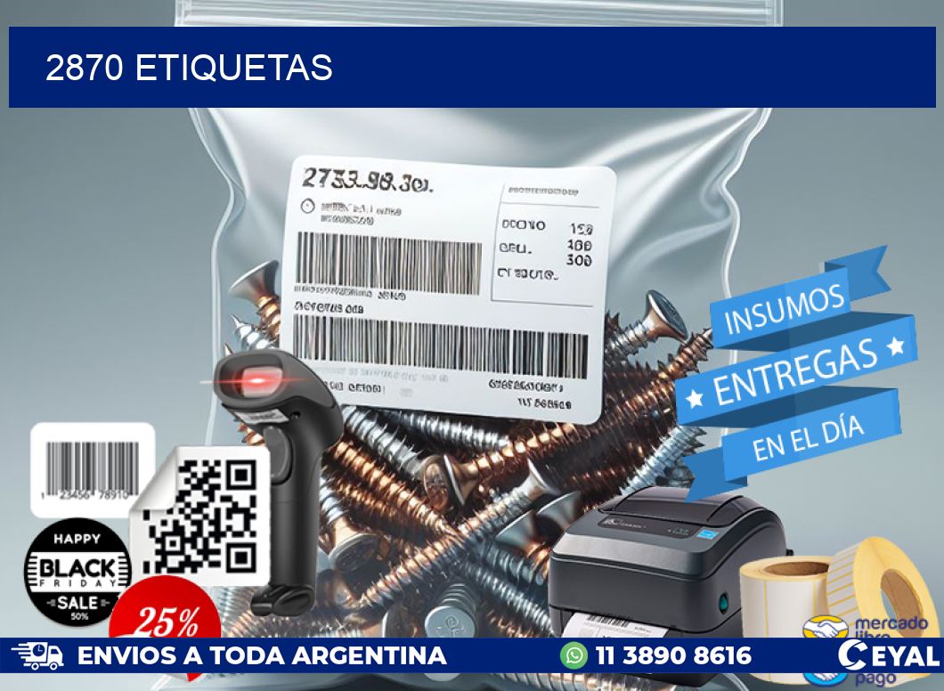 2870 ETIQUETAS