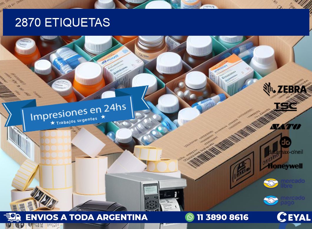 2870 ETIQUETAS