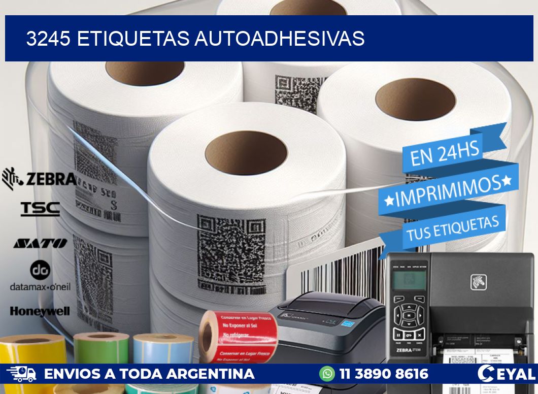 3245 ETIQUETAS AUTOADHESIVAS