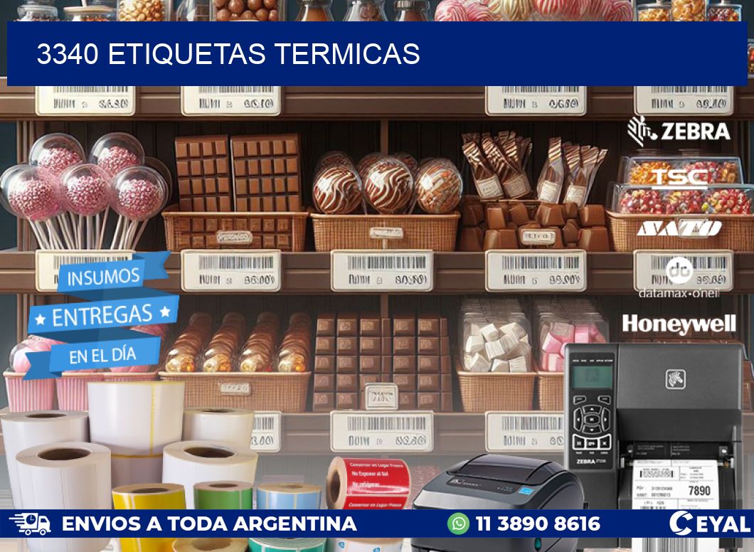3340 ETIQUETAS TERMICAS