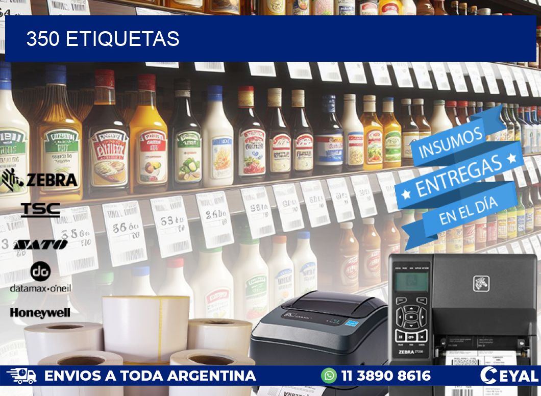 350 ETIQUETAS