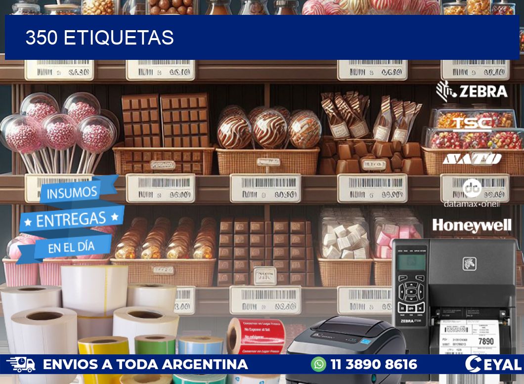 350 ETIQUETAS