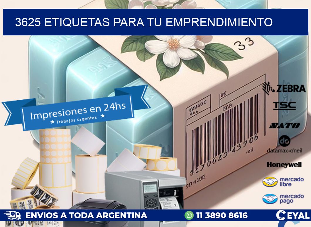 3625 ETIQUETAS PARA TU EMPRENDIMIENTO