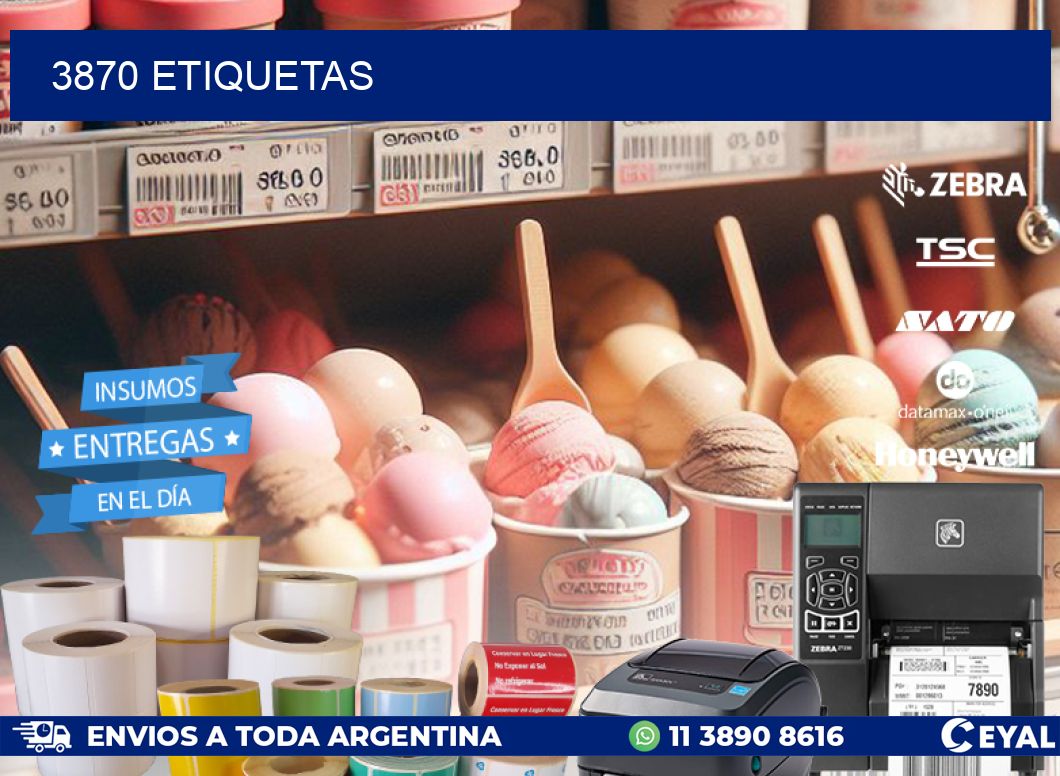 3870 ETIQUETAS