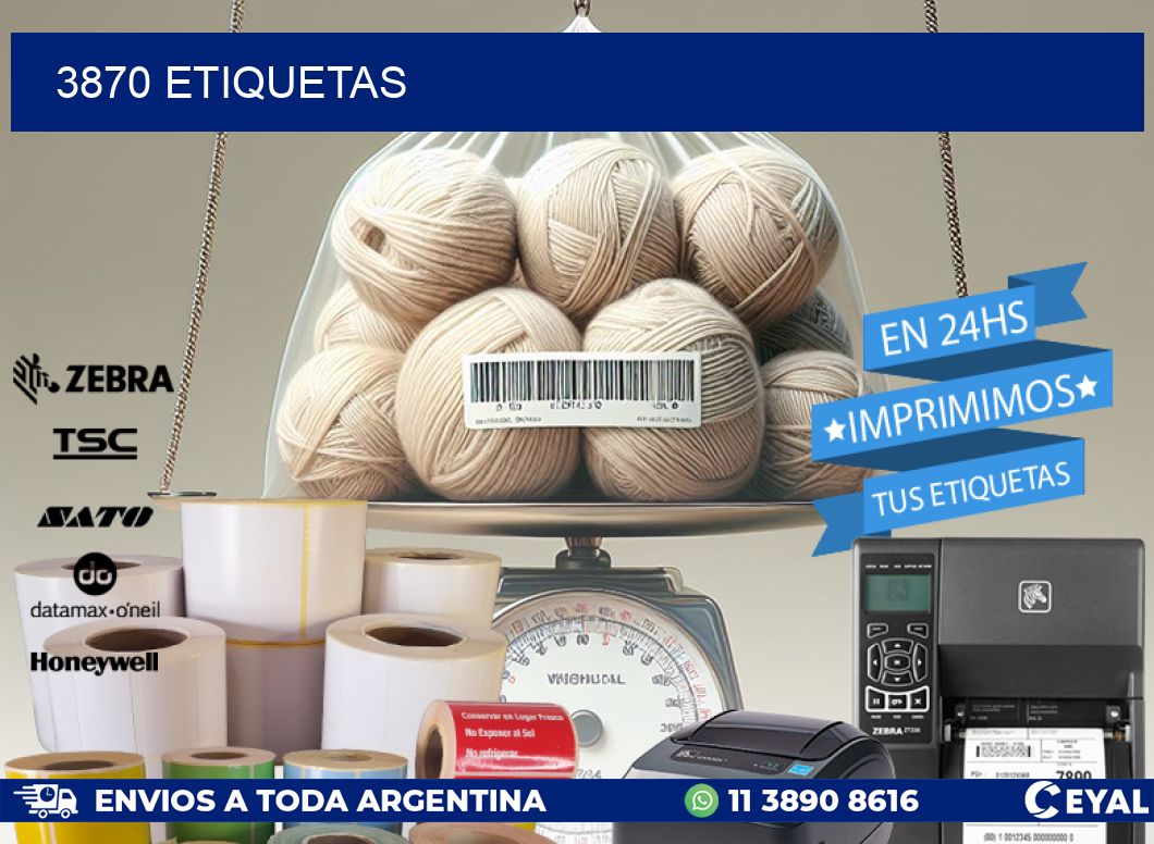 3870 ETIQUETAS