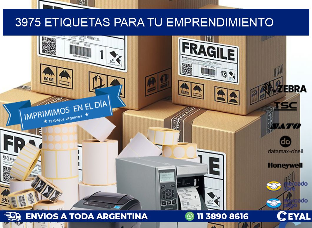 3975 ETIQUETAS PARA TU EMPRENDIMIENTO