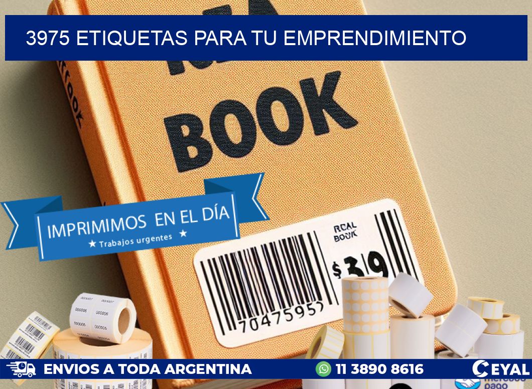 3975 ETIQUETAS PARA TU EMPRENDIMIENTO