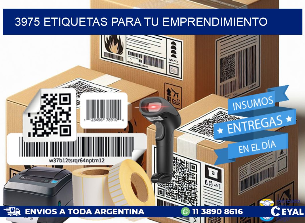 3975 ETIQUETAS PARA TU EMPRENDIMIENTO