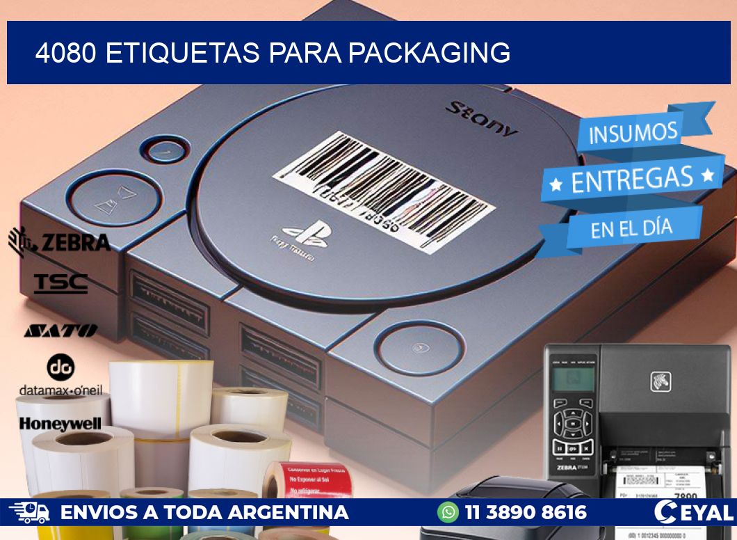 4080 ETIQUETAS PARA PACKAGING