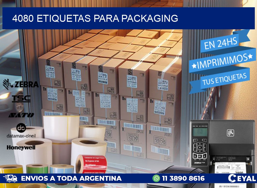 4080 ETIQUETAS PARA PACKAGING