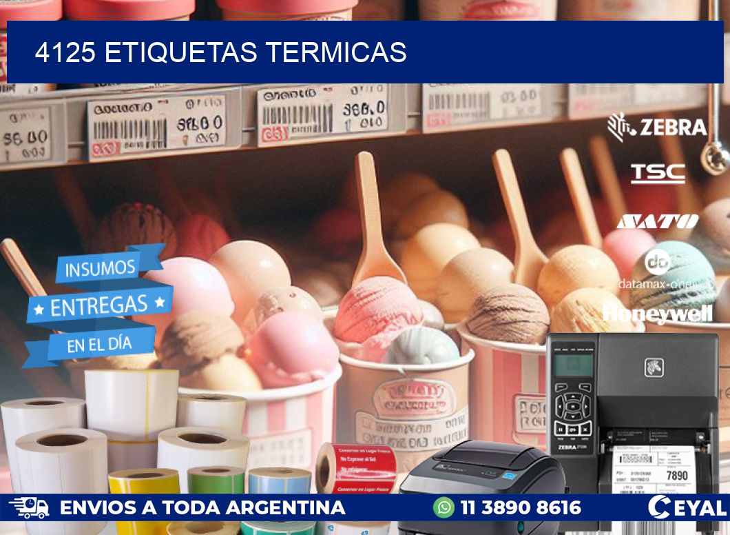 4125 ETIQUETAS TERMICAS