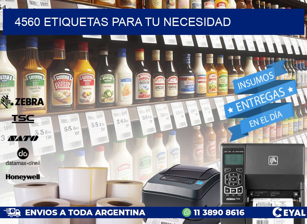 4560 ETIQUETAS PARA TU NECESIDAD