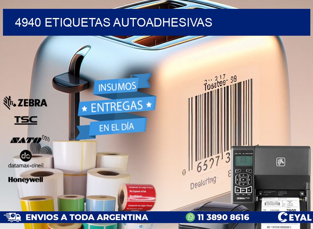 4940 ETIQUETAS AUTOADHESIVAS