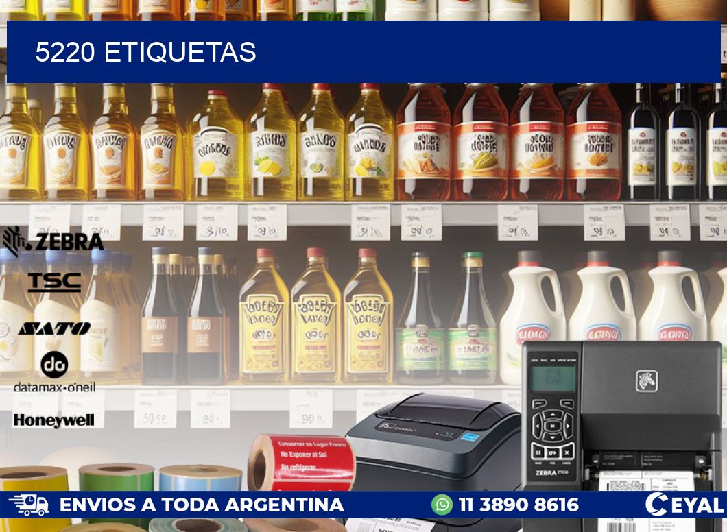 5220 ETIQUETAS