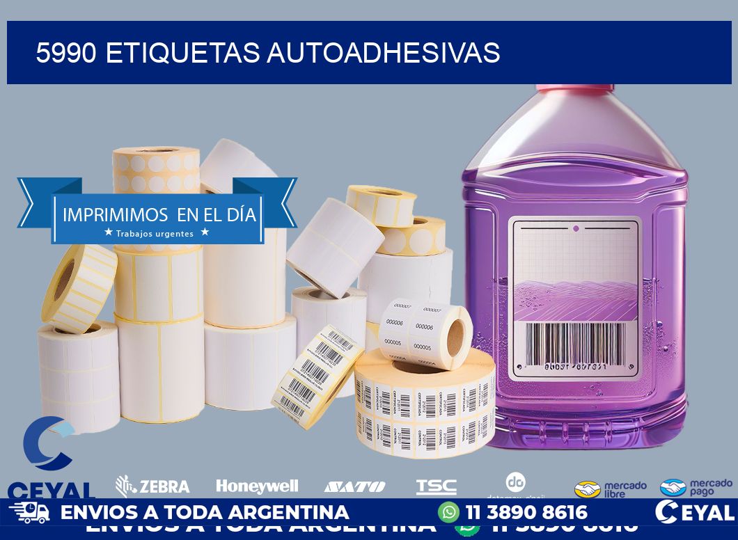 5990 ETIQUETAS AUTOADHESIVAS