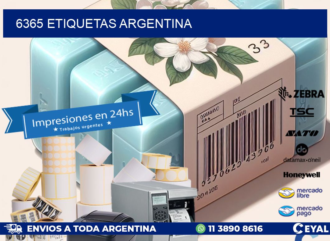 6365 ETIQUETAS ARGENTINA
