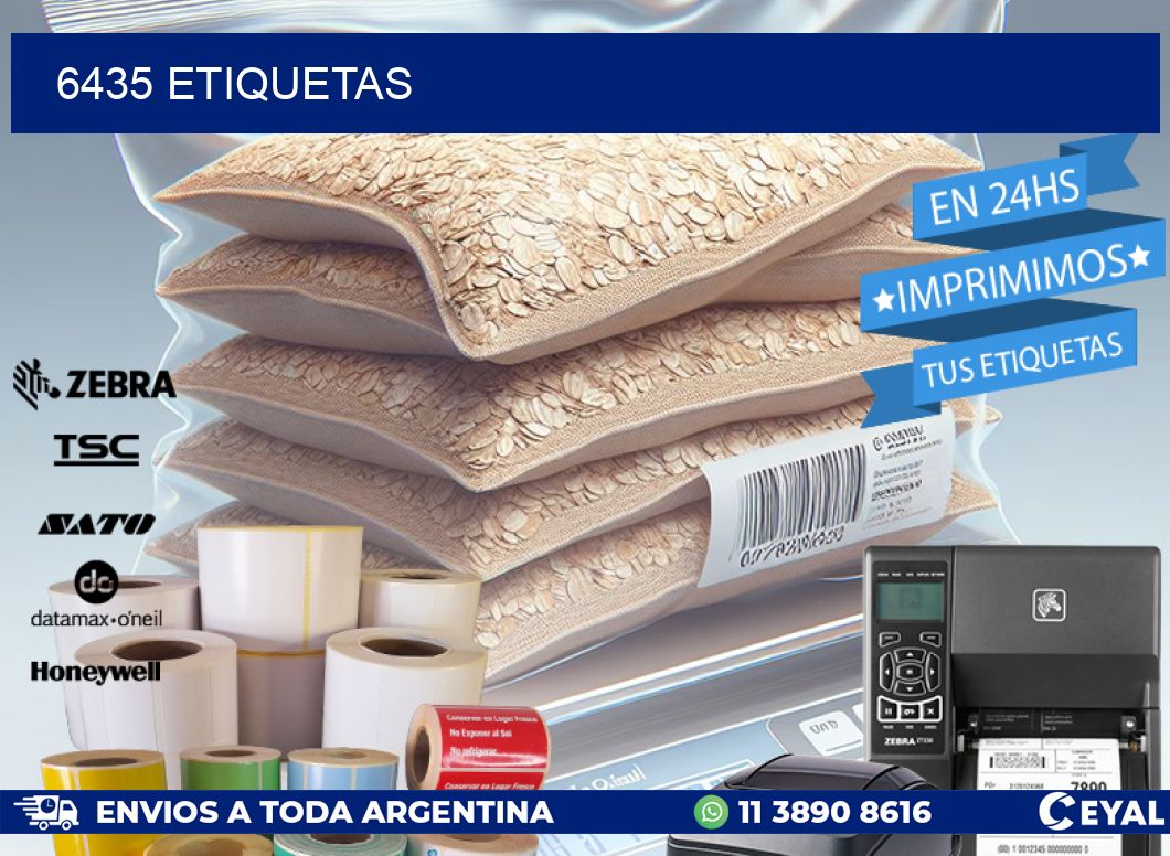 6435 ETIQUETAS